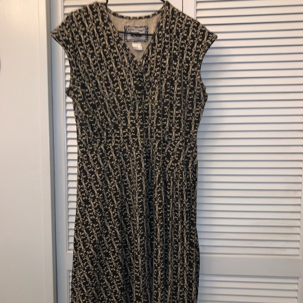 Abstract Print Dress